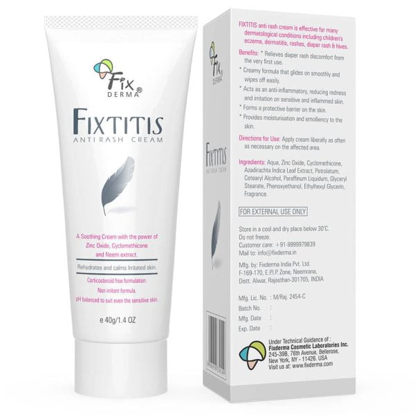 Fixtitis Anti Rash Cream - Sparsh Skin Clinic